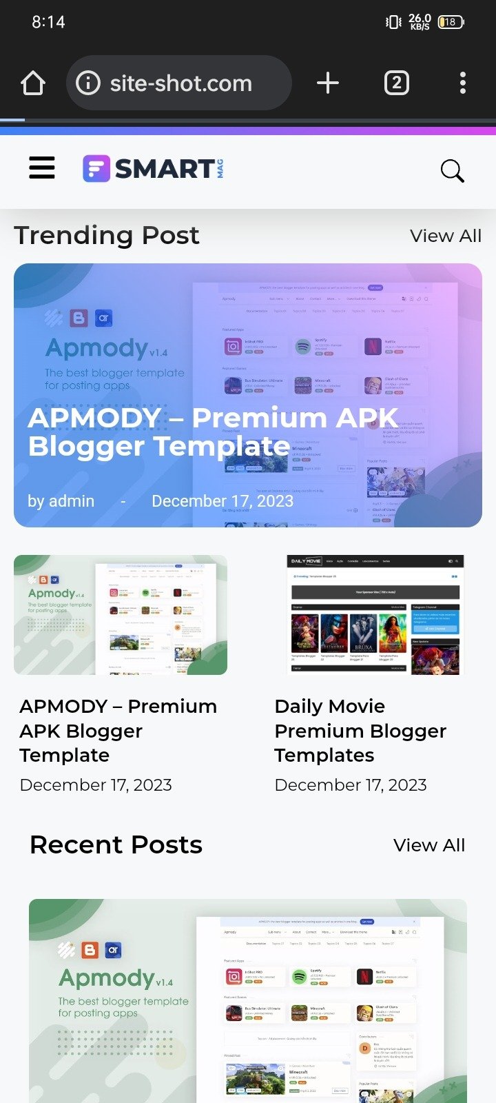 Smartmag WordPress Theme