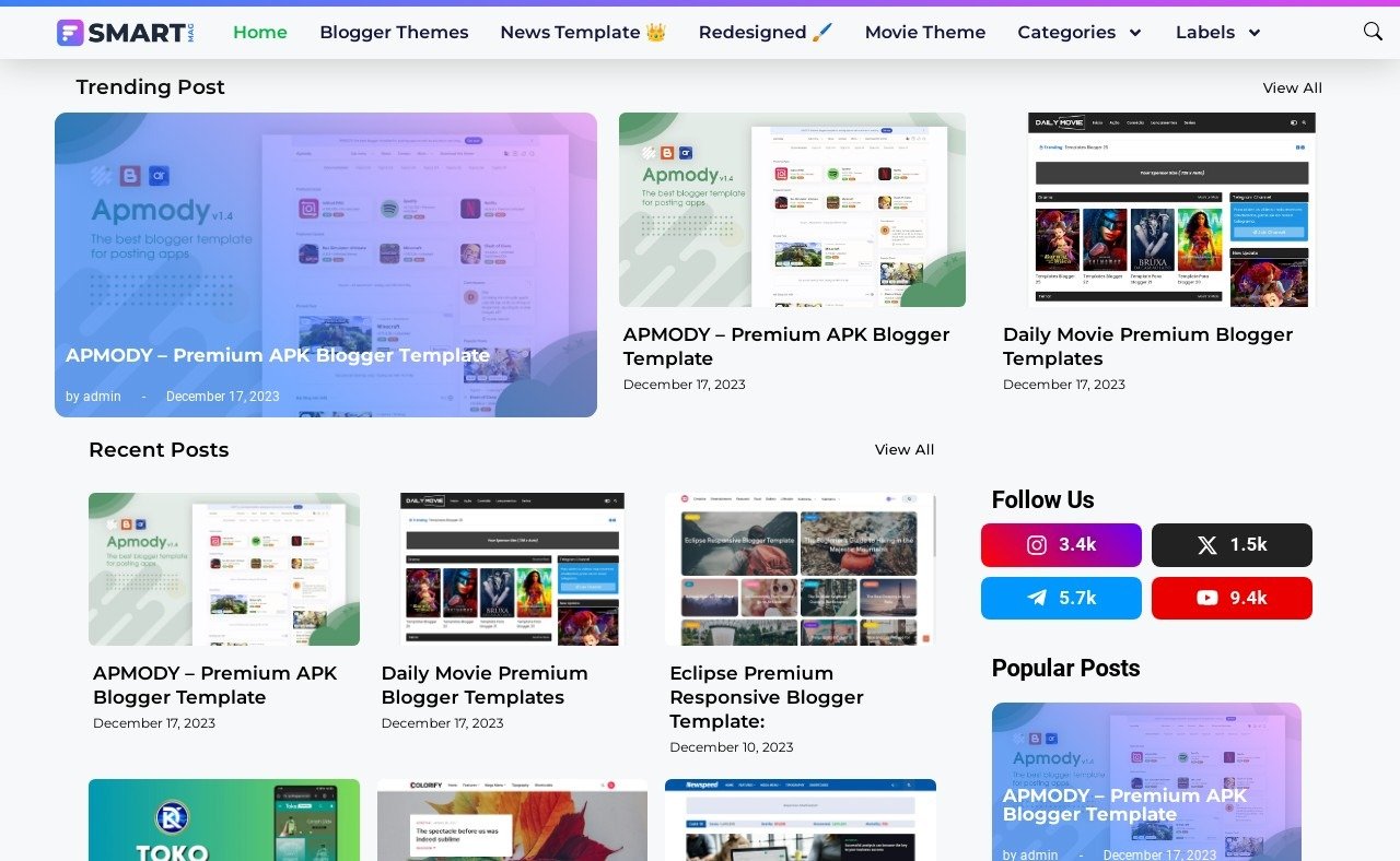 Smartmag WordPress Theme