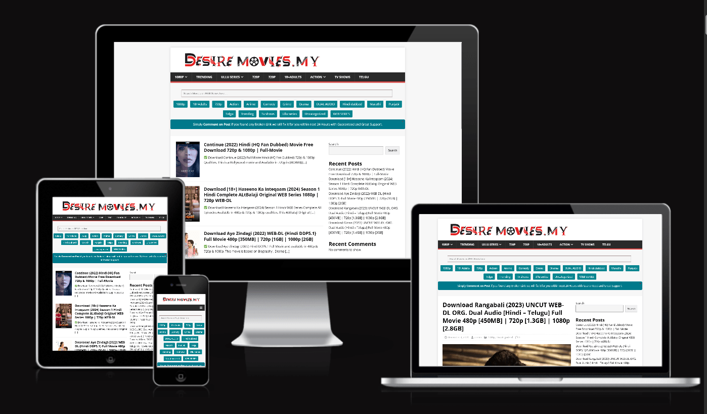 Desiremovies Original WordPress Theme