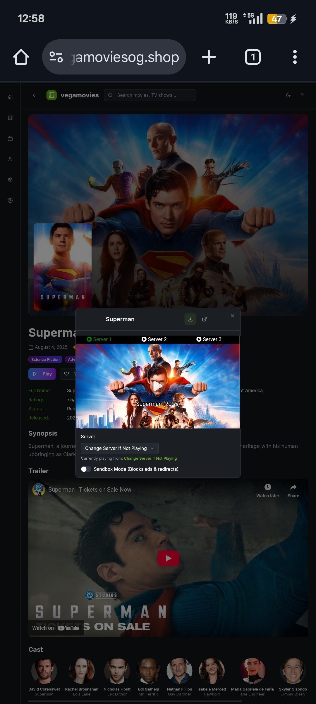 TMDB Auto Embed Streaming Script (React JS)