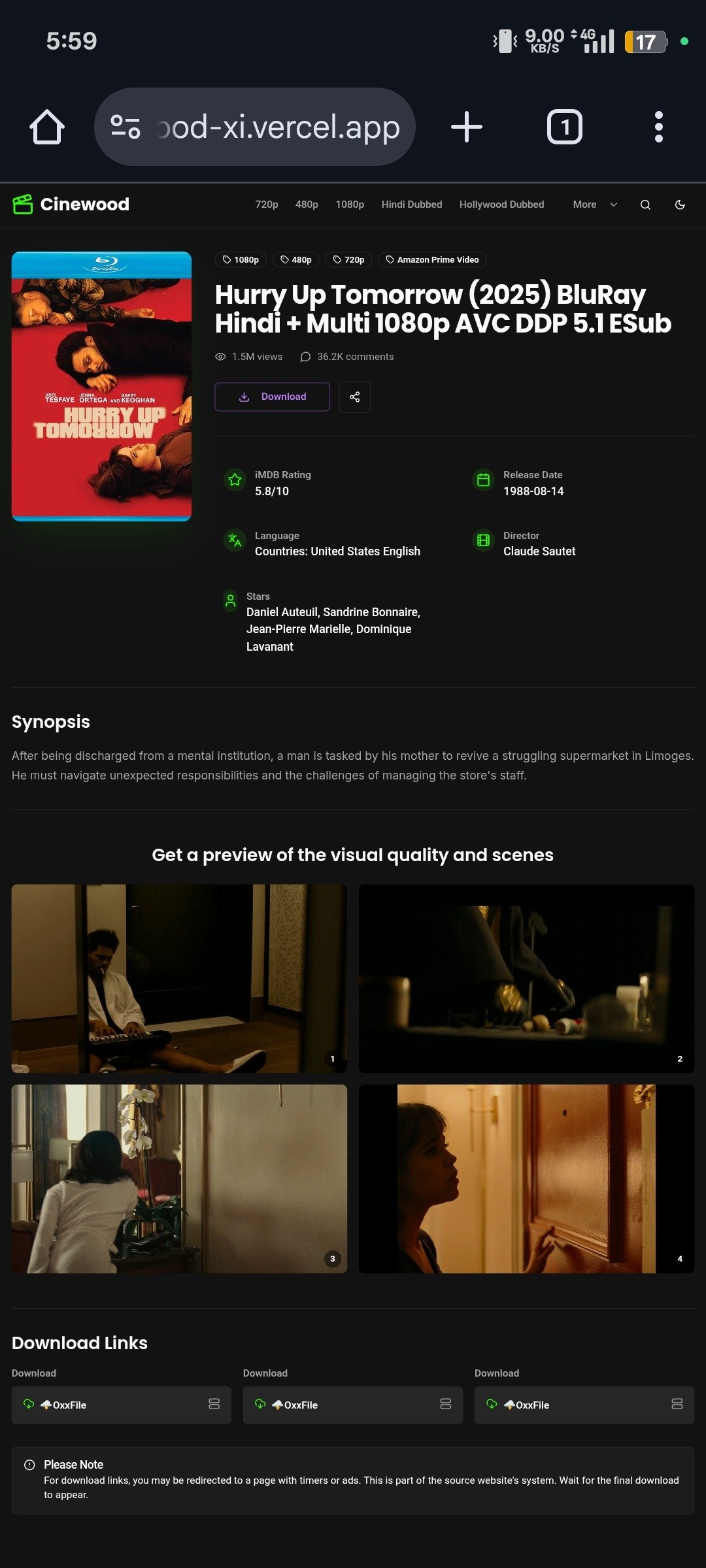 Cinewood Script: React & Node.js Movie Streaming web app