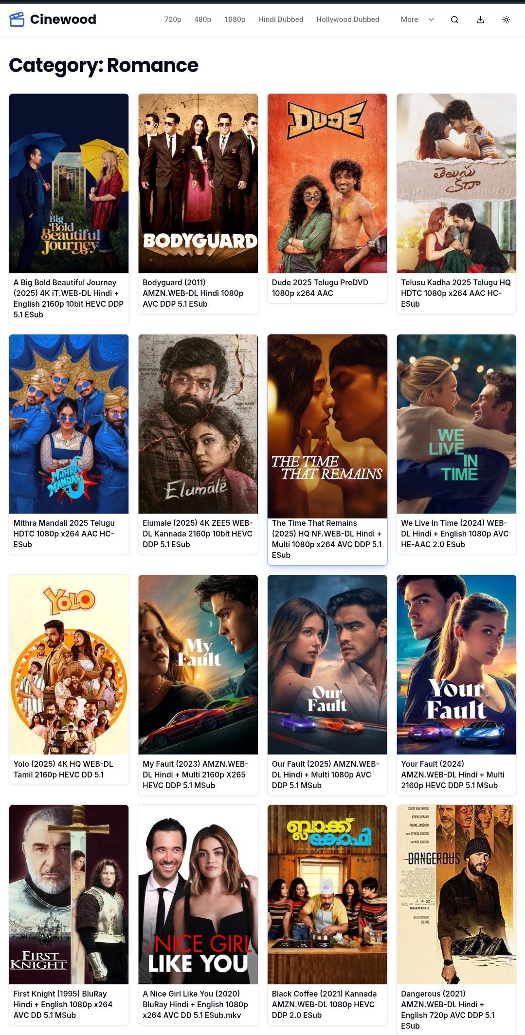 Cinewood Script: React & Node.js Movie Streaming web app
