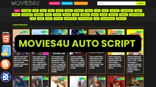 Movies4u Auto blogging Script for Blogger