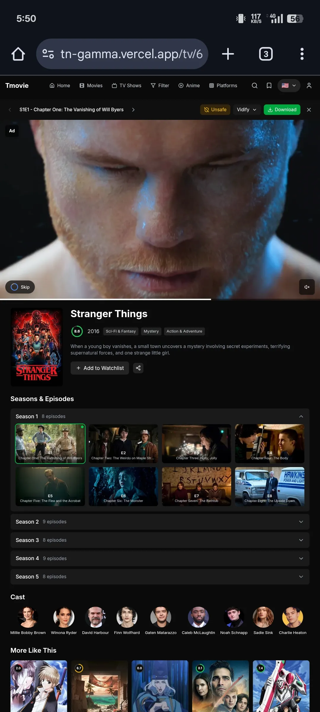 Tmovie web app tmdb react js script