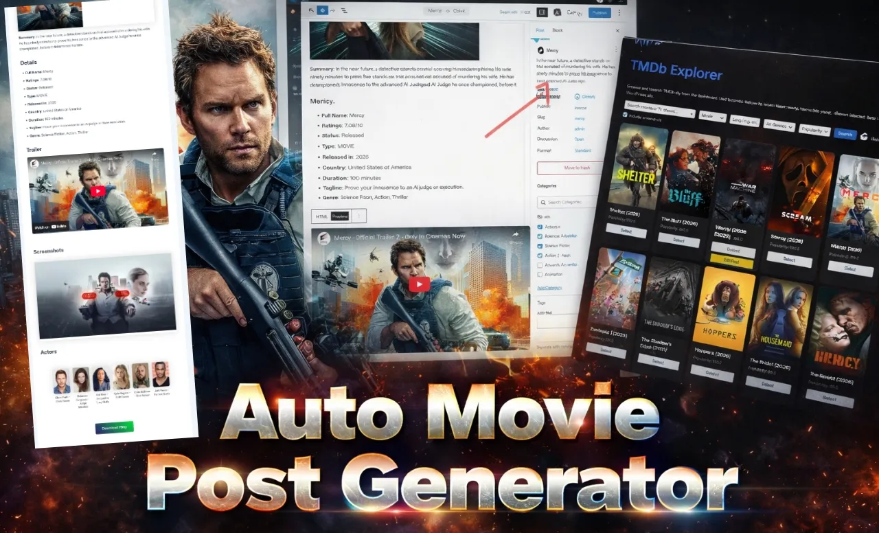 Movie Post Generator – WordPress Plugin