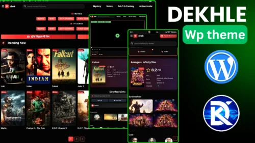 dekh le wp theme Dekh Le WP Theme β Modern Movie & TV Show WordPress Theme